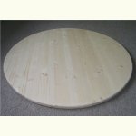 Holz Tischplatte Rund 3 - Schicht Fichte